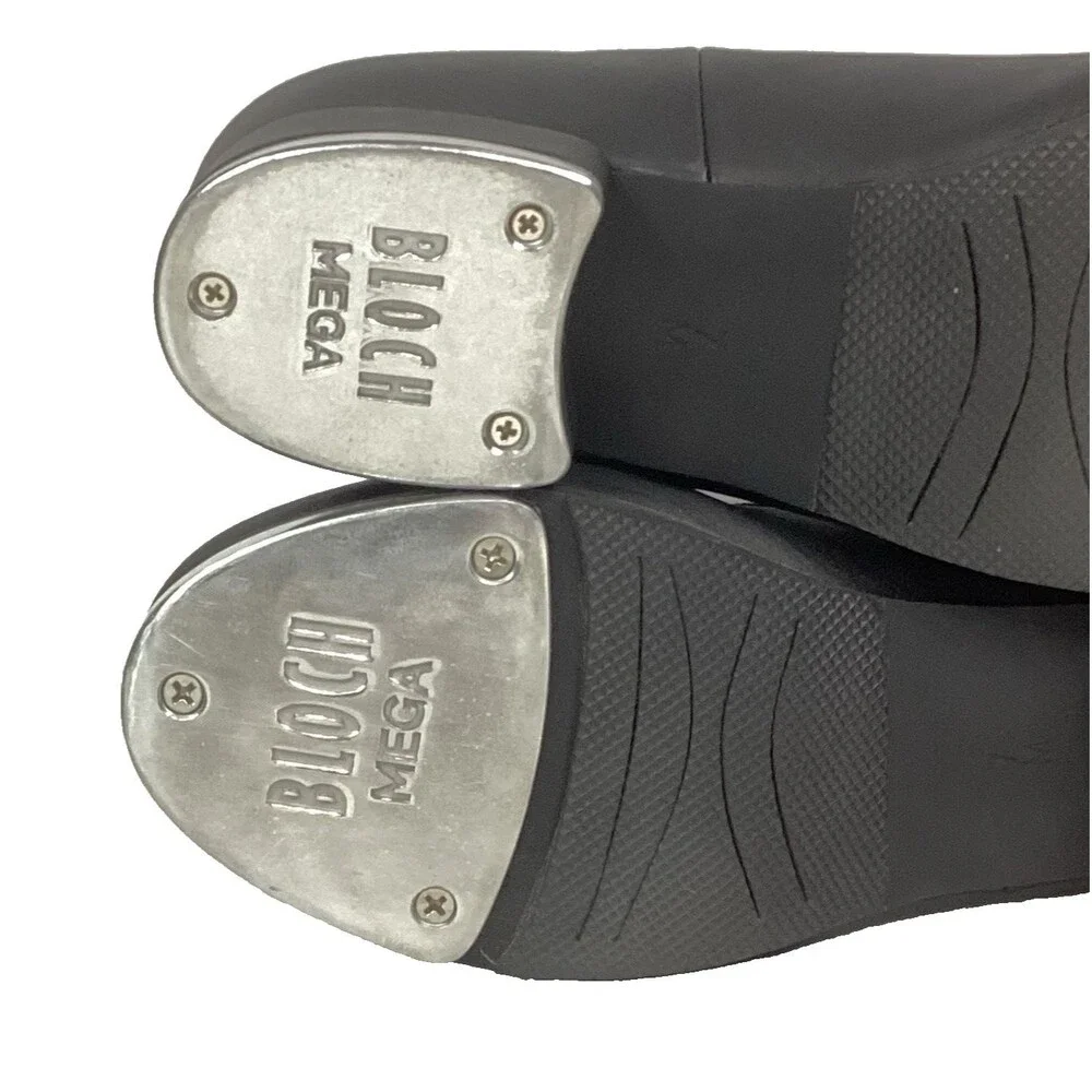 Bloch Mega Women's 7(M) Tap Dance Shoes Black Leather Lace-Up